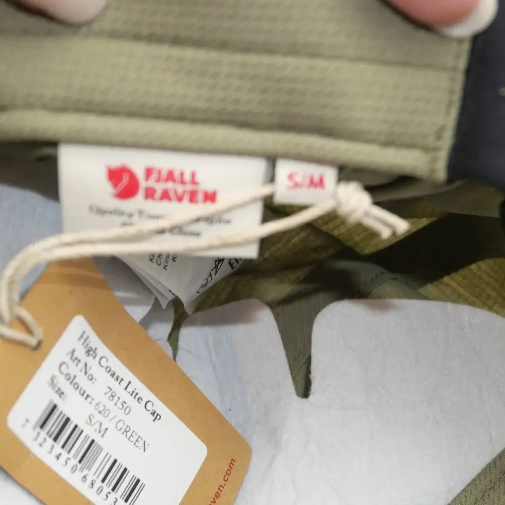 NEW Fjallraven Hight Coast lite Cap Hat Patina Green Small/Medium